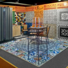 Zementfliesen, Zellige und spanische Keramikfliesen aus Nordhessen • Wir sind auf Bauausstellungen und Baumessen