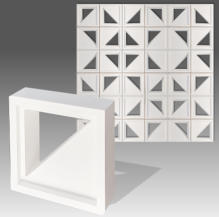 Formsteine aus Marmormehl