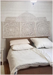 Dekorpaneele als Bettdekor • Kundenfoto