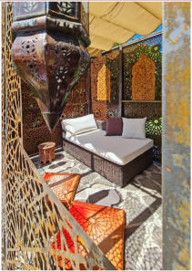 Gartenpavillion mit Dekorpaneele • Kundenfoto