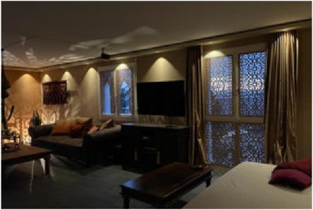 Dekorpaneele als Fensterfüllung • Kundenfoto