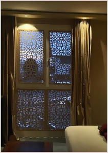 Dekorpaneele als Fensterfüllung • Kundenfoto