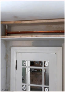 Heizungsrohrverkleidung Dekorpaneele • Kundenfoto