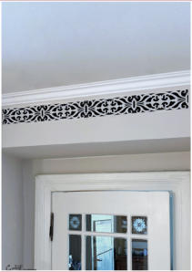 Heizungsrohrverkleidung Dekorpaneele • Kundenfoto