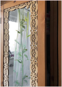 Spiegelumrandung mit Dekorpaneele • Kundenfoto