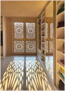Dekorpaneele Laserschnitt. Türfüllung • Kundenfoto