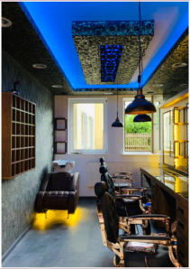 Dekorpaneele Laserschnitt. Lichtdecke • Kundenfoto