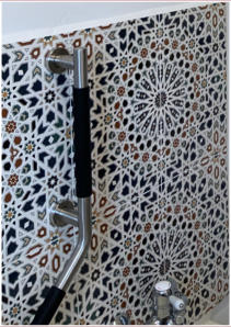 Andalusische Fliese im Bad. "Magribia"  • Kundenfoto