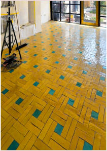 Bejmates Bodenfliesen. Verlegemuster • Kundenfoto