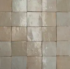 Zelliges Quadrat beige